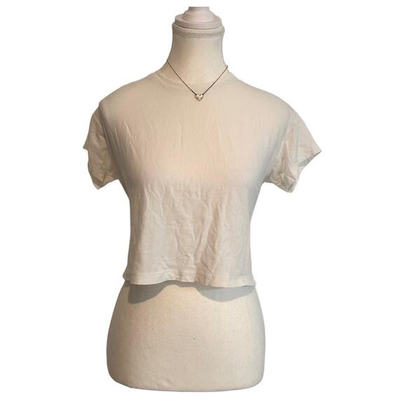 Lululemon White T Shirt Size 2 - Picture 1 of 4